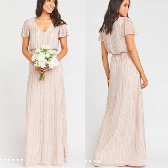 Show Me Your MuMu Dresses & Skirts - Show Me Your Mumu Flutter Maxi Dress Womens xxl Show Me The Ring Crisp